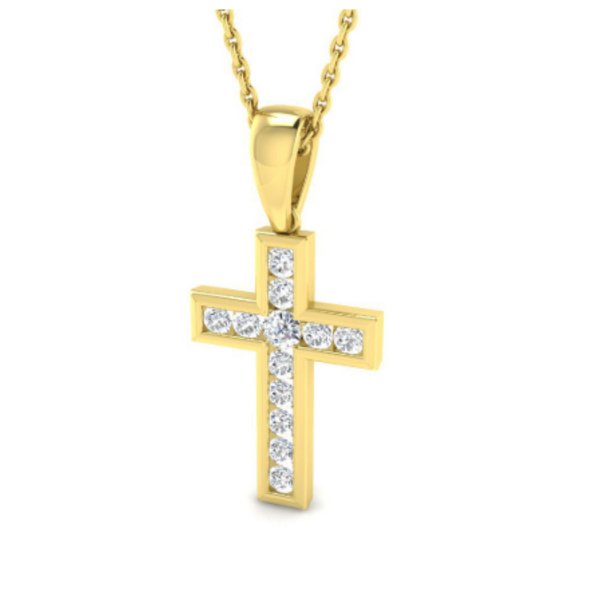 Diamond Cross Pendant