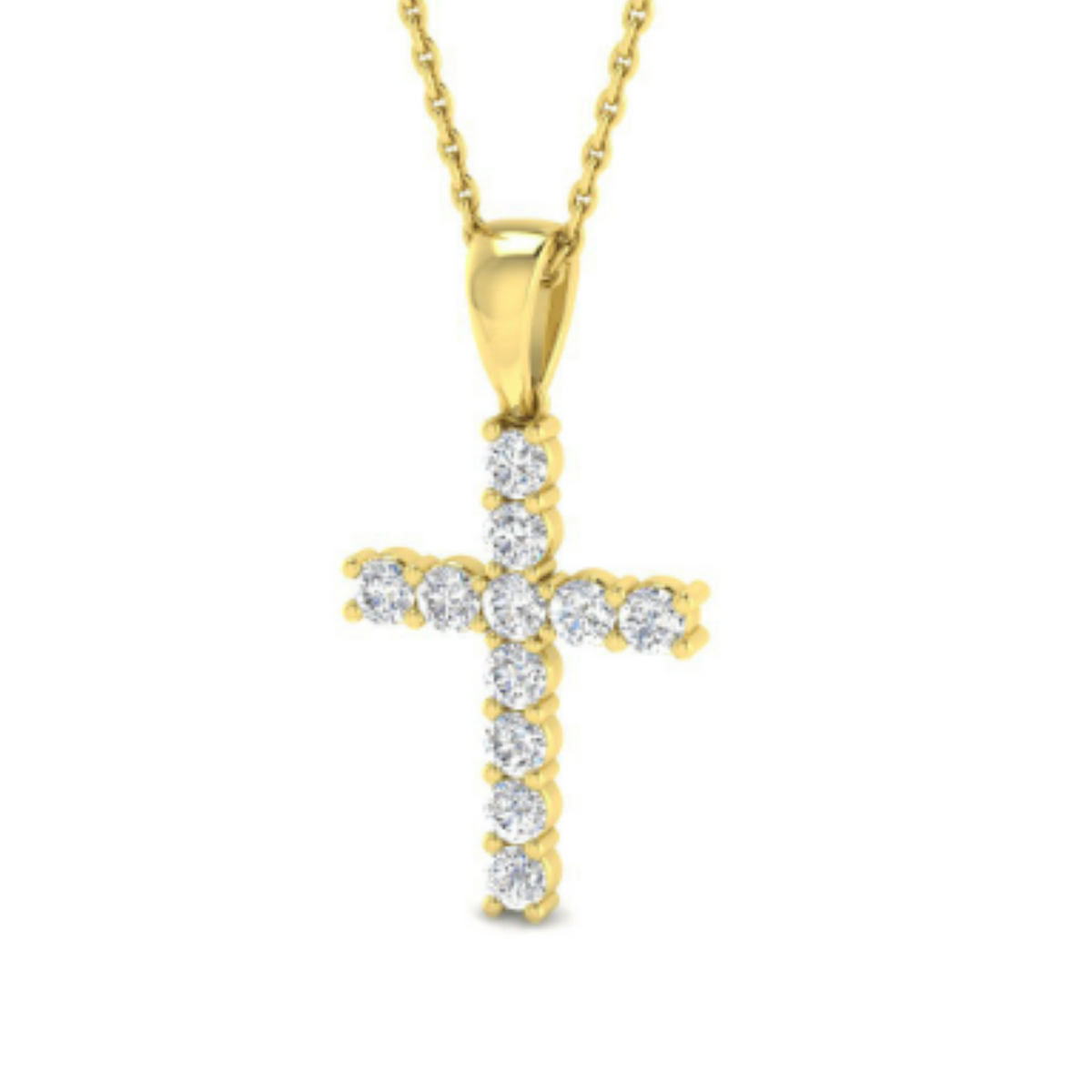 Diamond Cross Pendant