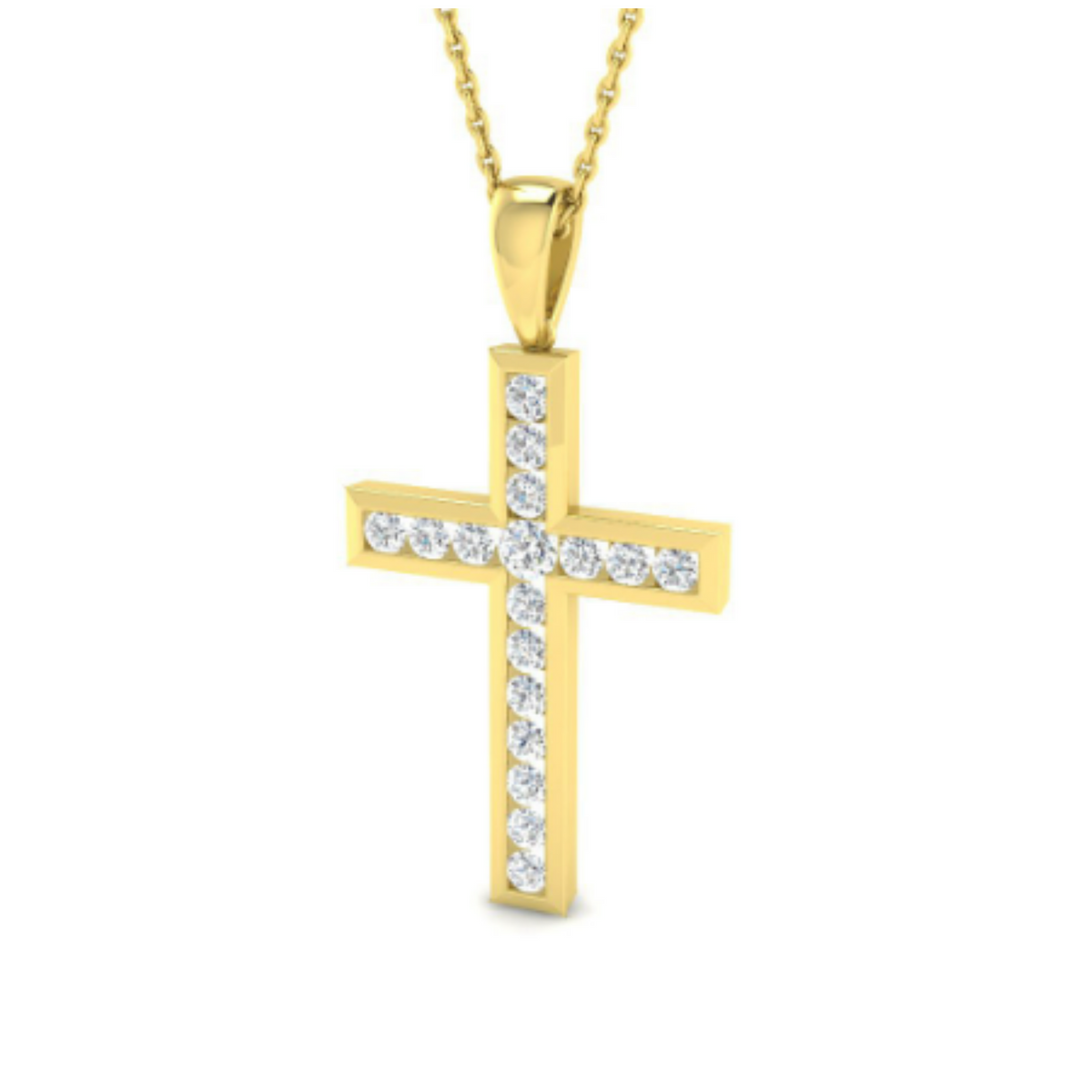 Diamond Cross Pendant