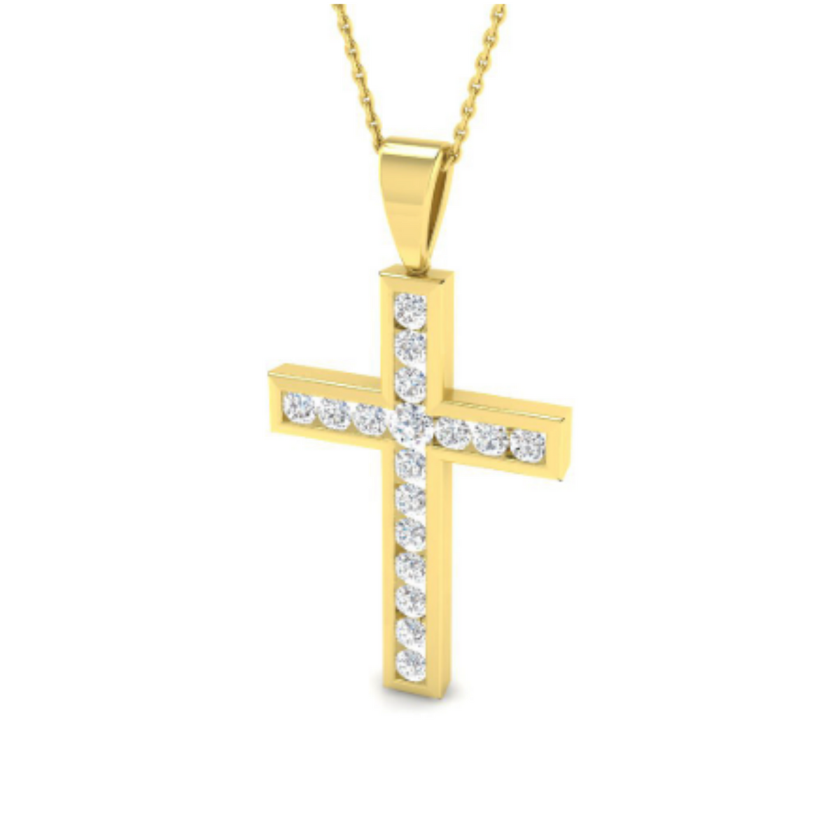 Diamond Cross Pendant