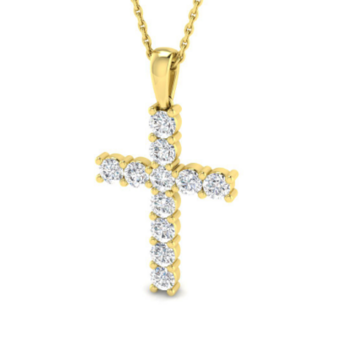 Diamond Cross Pendant