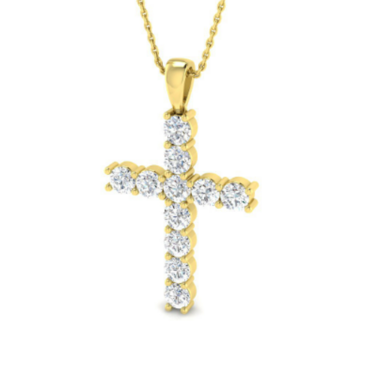 Diamond Cross Pendant