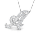 Baguette Pendant - WG