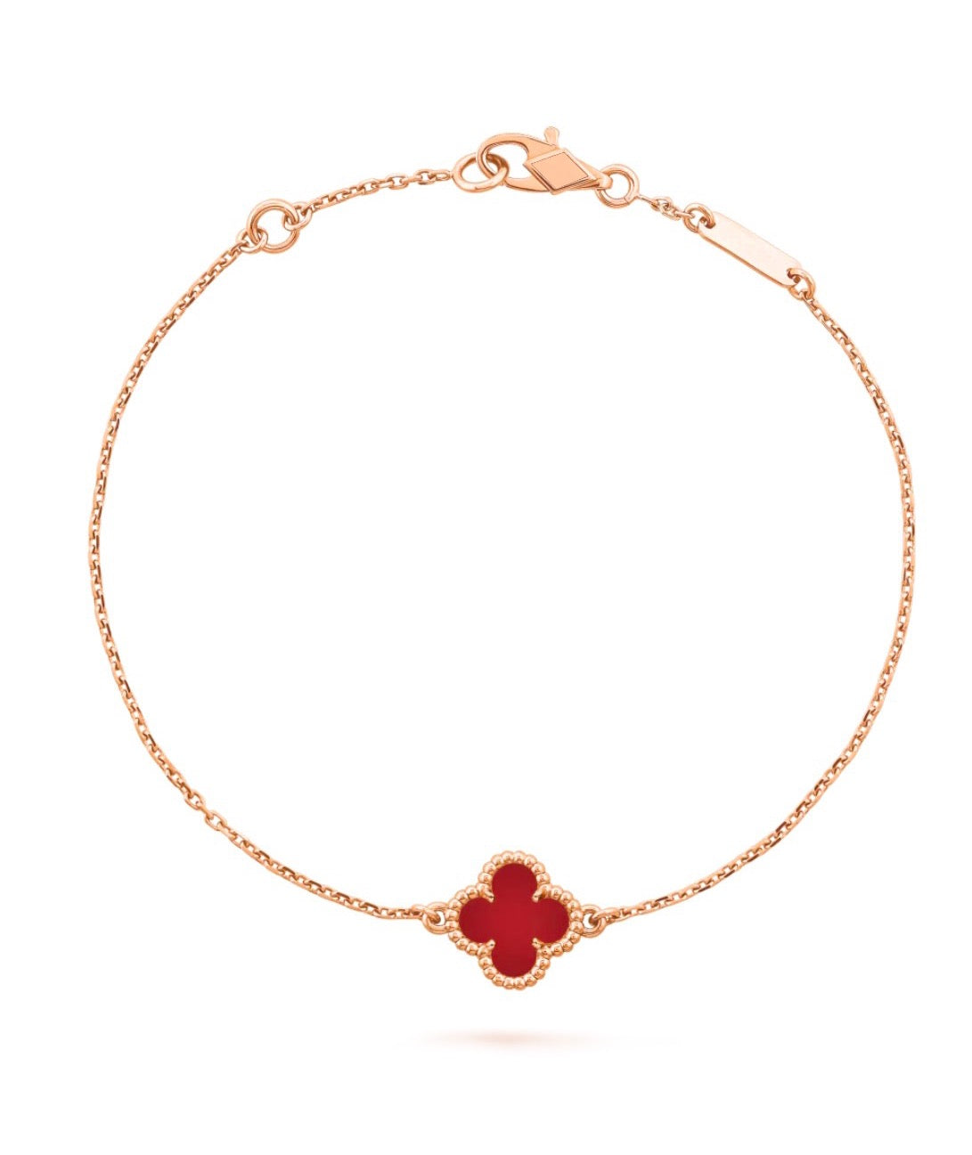 Sweet Clover Bracelet - CARNELIAN