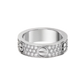 Classic Love Screw Ring - Paved - WG