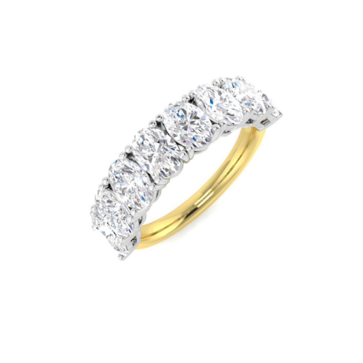 Diamond Oval Eternity Ring