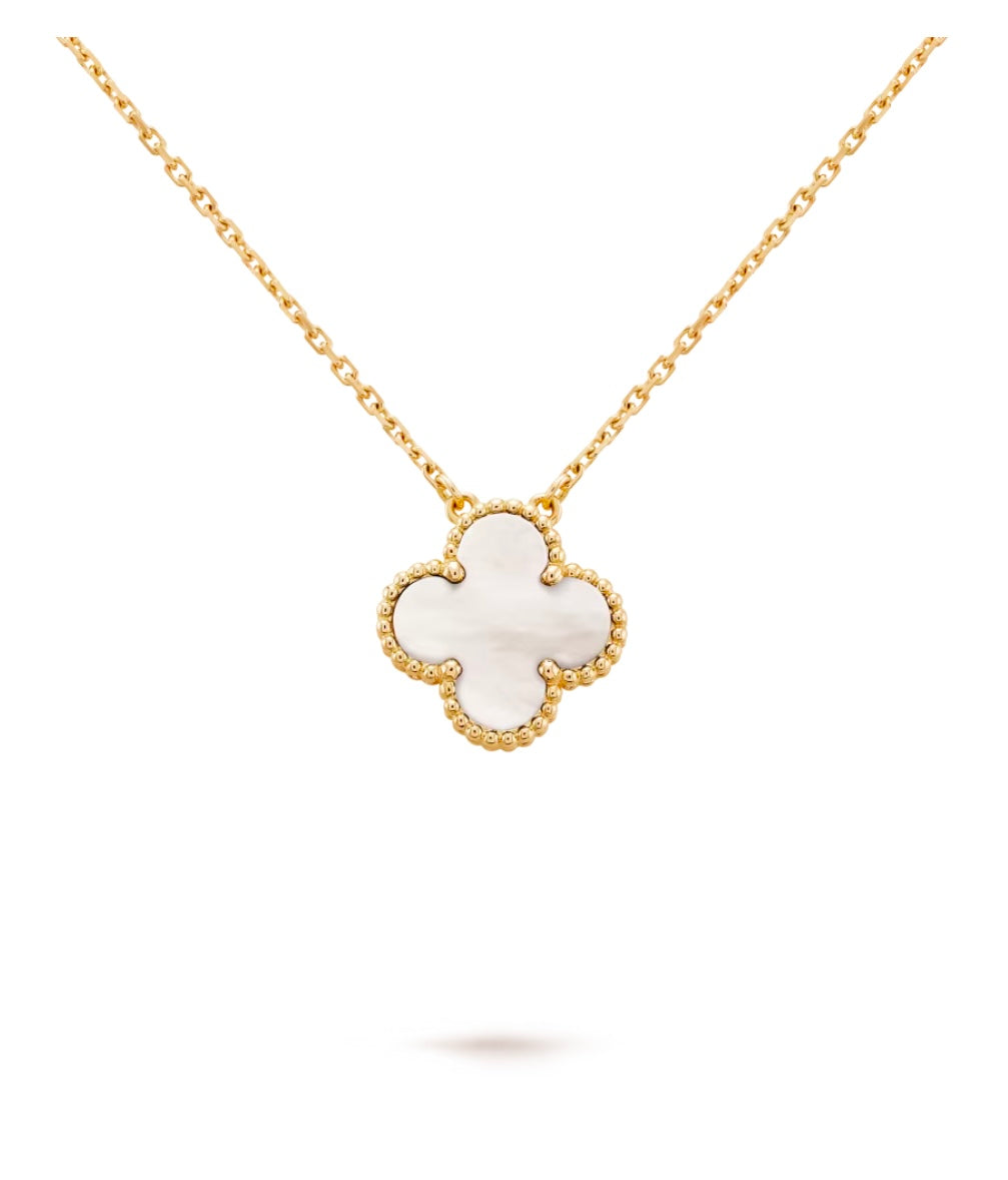 Vintage Clover Necklace - MOP