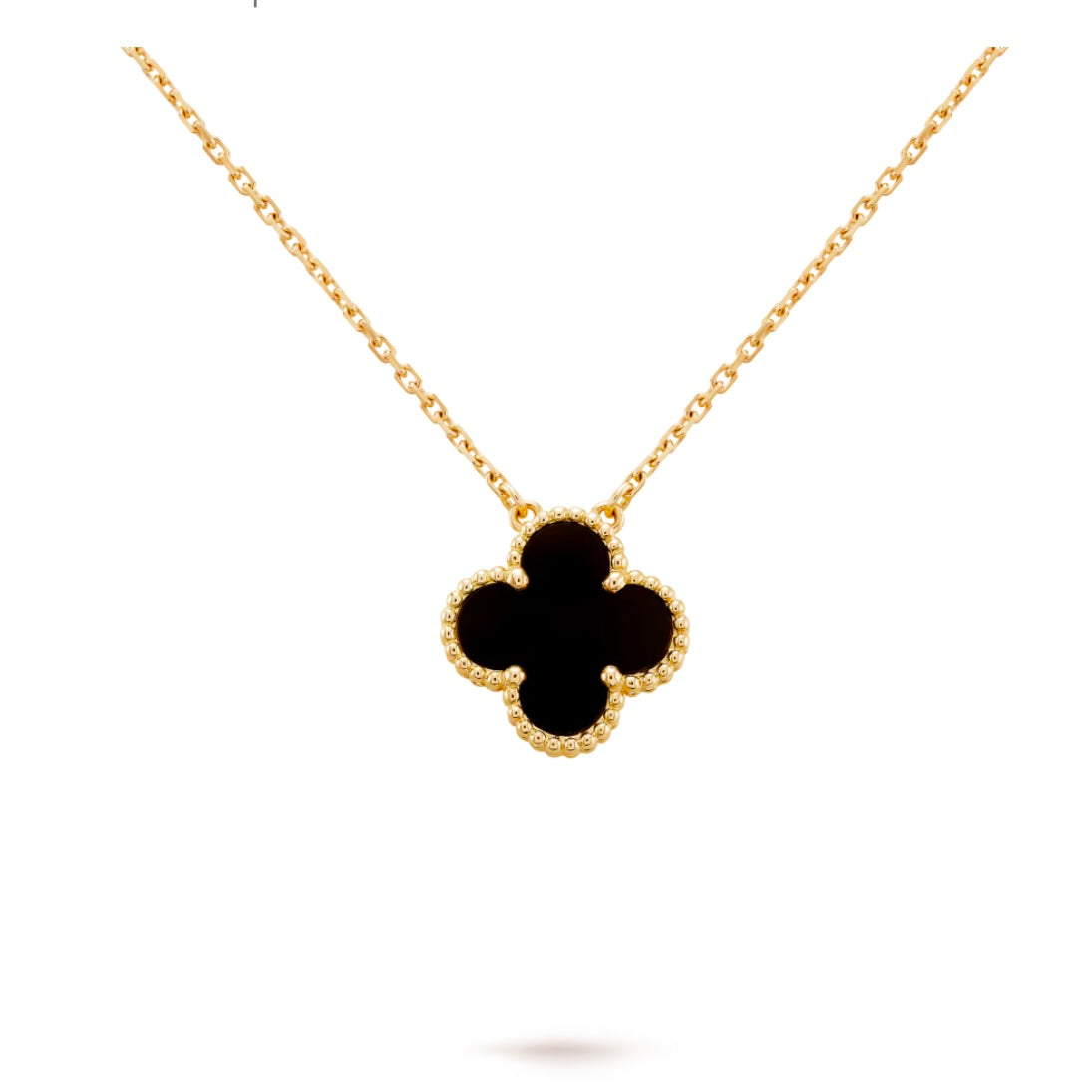 Vintage Clover Necklace - ONYX