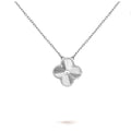 Vintage Clover Necklace - SOLID WG