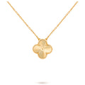 Vintage Clover Necklace - SOLID YG