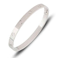 Classic Screw Bangle - WG
