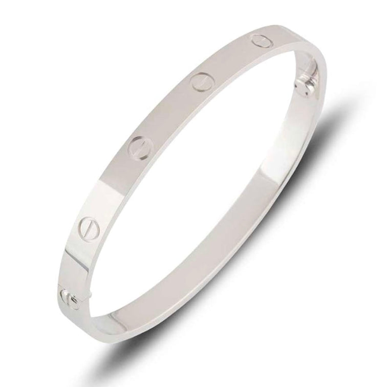 Classic Screw Bangle - WG