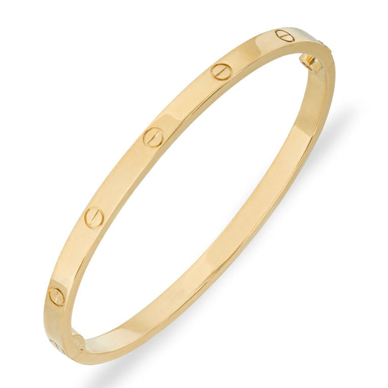 Small Screw Bangle - YG