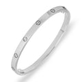Small Screw Bangle - WG