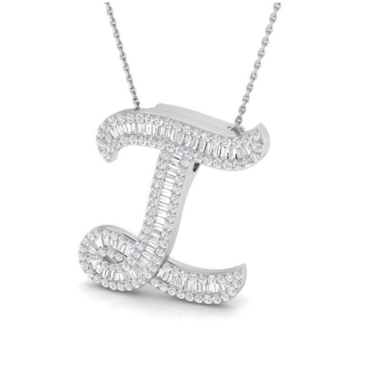 Baguette Pendant - WG