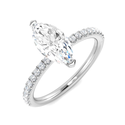 Marquise - PAVE Band Ring