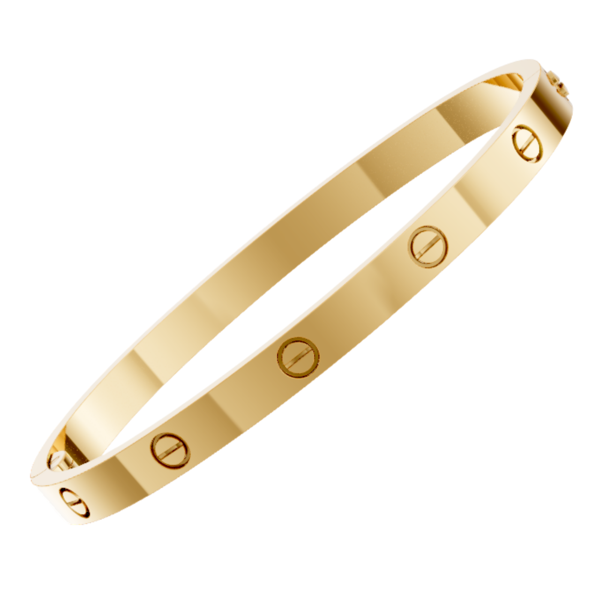 Medium Screw Bangle - YG
