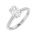 Oval - PAVE Band Ring