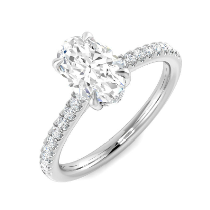 Oval - PAVE Band Ring