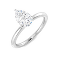 Pear - Plain Band Ring