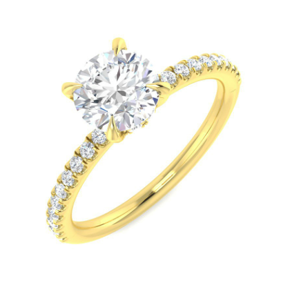 Round - PAVE Band Ring