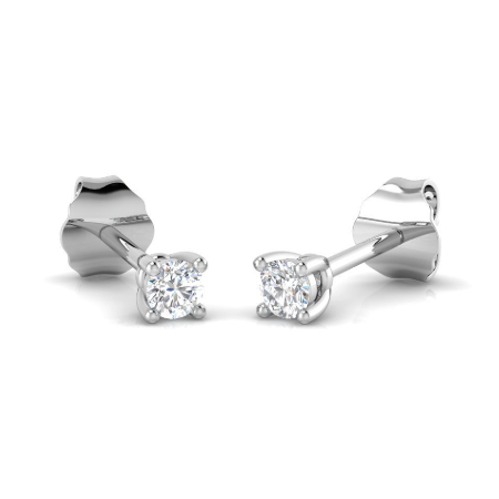 Stud Earrings - WG