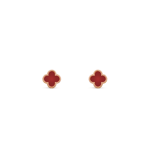 Sweet Clover Earrings - Carnelian - RG