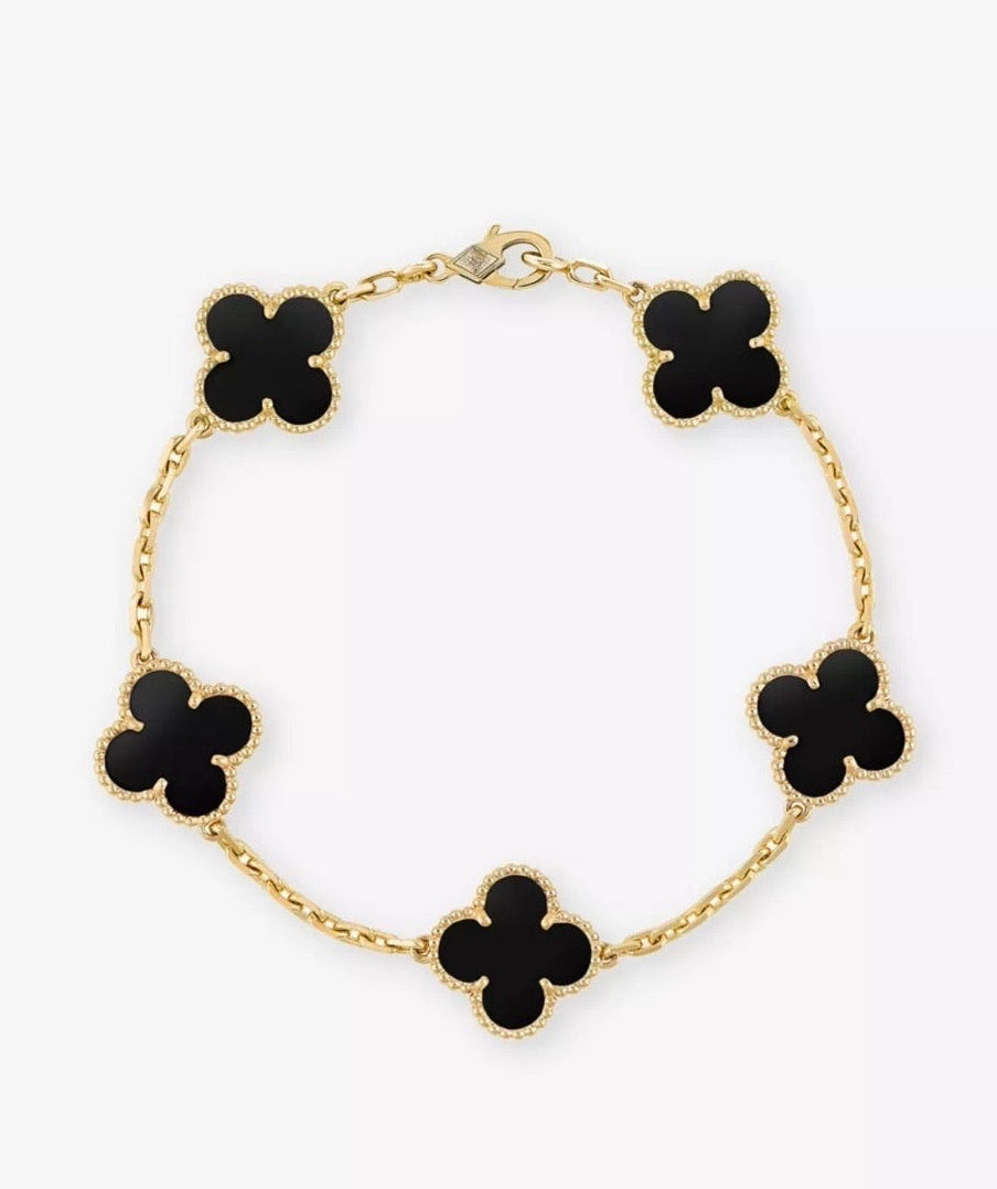 Vintage clover bracelet - ONYX