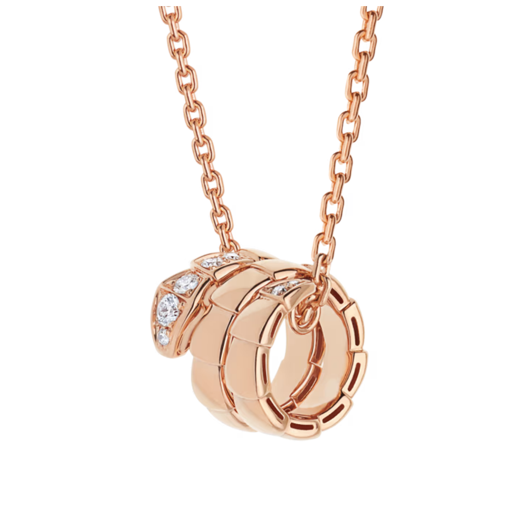 Viper Necklace - Diamond Tip - RG