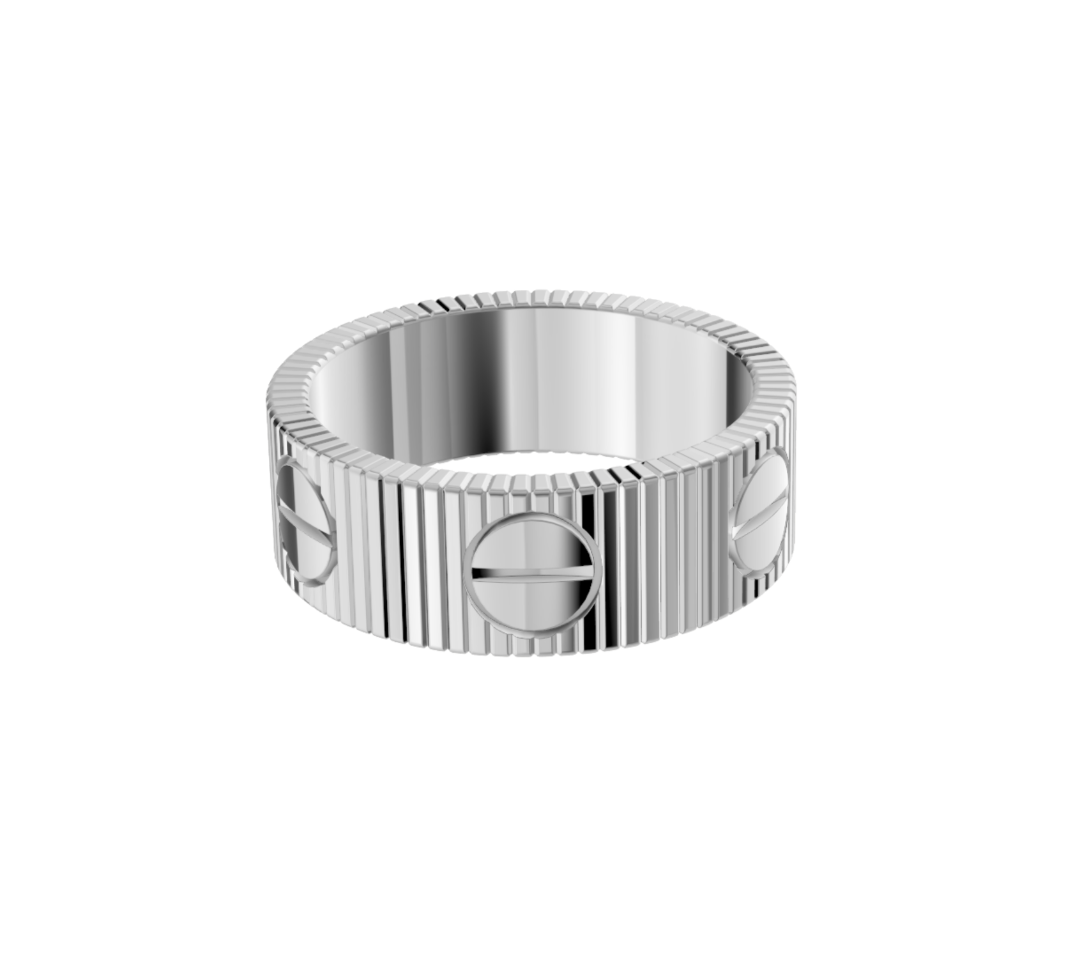Classic Love Screw Ring - Unlimited - WG